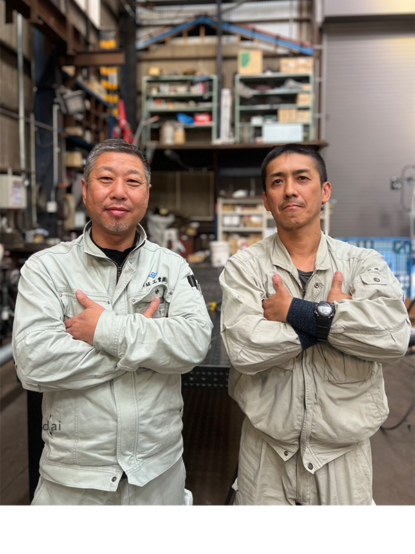 代表 渡邊　副社長 川原